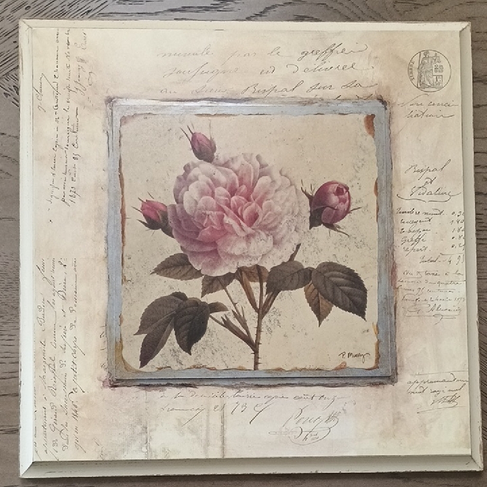 RARE Rose Fragment Limited Edition Art by Pamela Murray